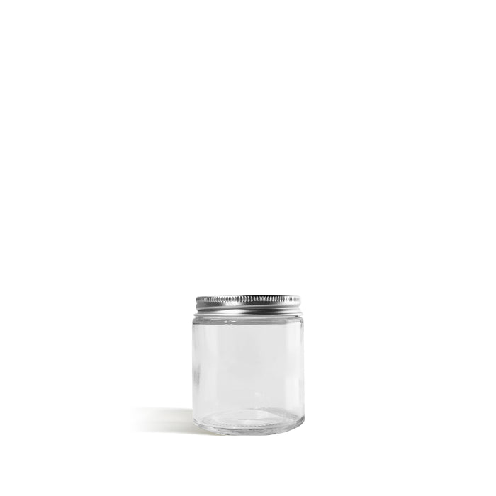 Glass Jar - with aluminum lid
