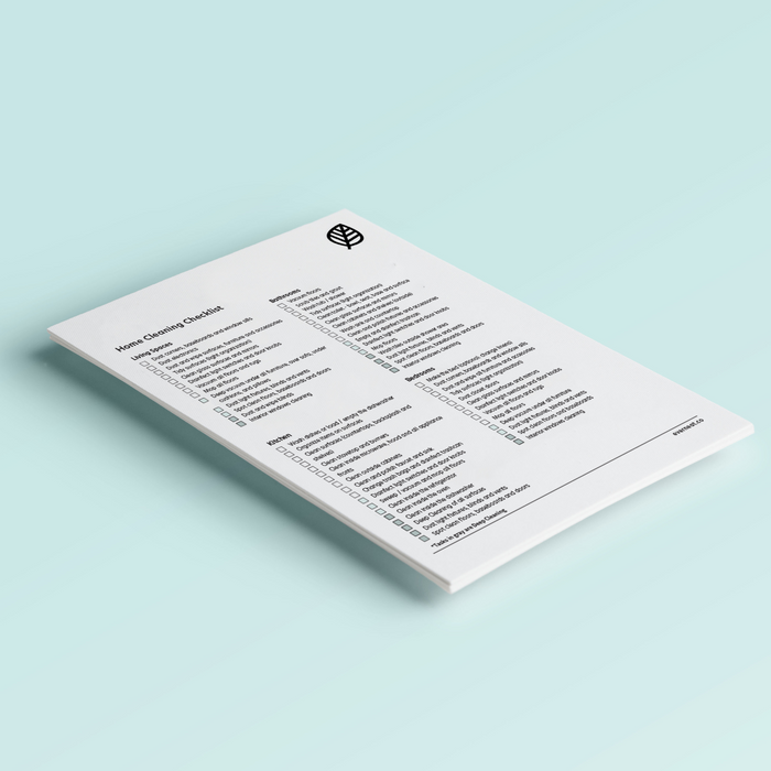Home Cleaning Checklist