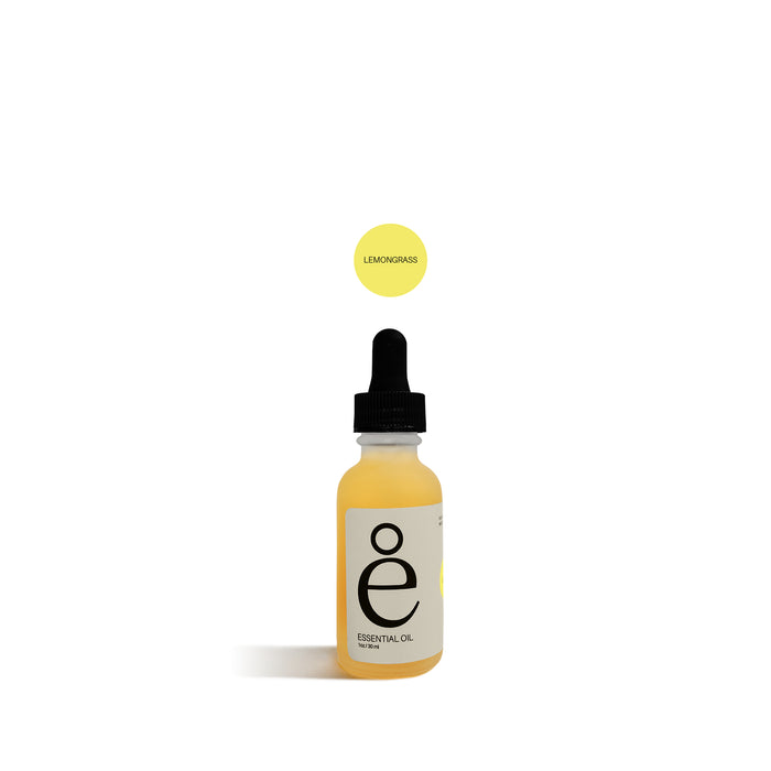 Lemongrass Essential Oil - Glass Dropper (1oz)