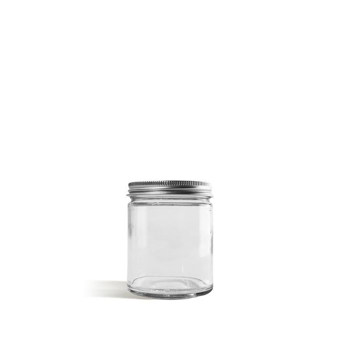 Glass Jar - with aluminum lid